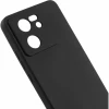 Силиконовый чехол для Xiaomi 13T / Xiaomi 13T Pro Soft Matte с микрофиброй Черный