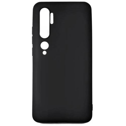 Силиконовый чехол для Xiaomi Mi Note 10 Pro TPU 1мм Черный матовый