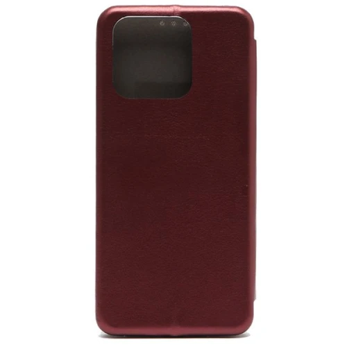 Чехол книжка для Xiaomi Poco C40 Book Cover Бордовый