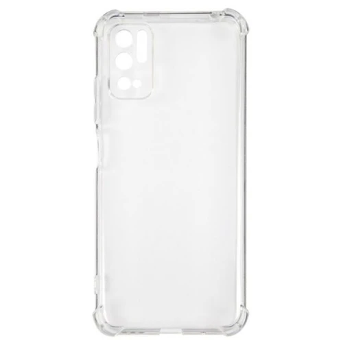 Силиконовый чехол для Xiaomi Poco M3 iBox Crystal с усиленными углами и защитой камеры Прозрачный