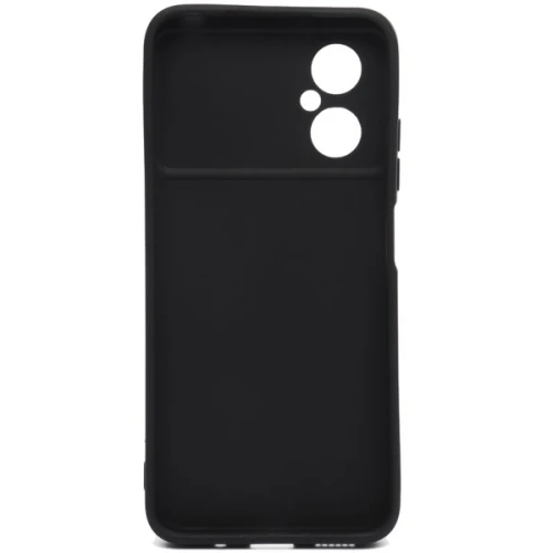 Силиконовый чехол для Xiaomi Poco M4 TPU 1мм Черный матовый