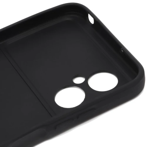 Силиконовый чехол для Xiaomi Poco M4 TPU 1мм Черный матовый