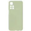 Силиконовый чехол для Xiaomi Poco M4 Pro 5G Soft Matte с защитой камеры Оливковый