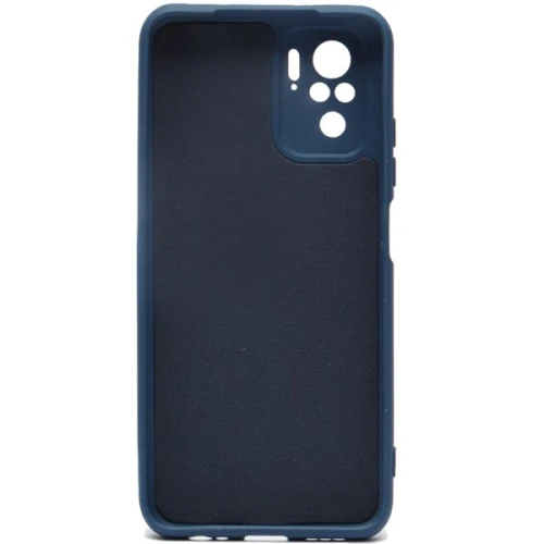 Силиконовый чехол для Xiaomi Poco M5s Soft Matte с микрофиброй Синий