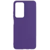 Силиконовый чехол для Xiaomi Poco X4 GT Soft Matte с микрофиброй Фиолетовый