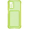 Силиконовый чехол для Xiaomi Redmi 10 Card Holder Желтый