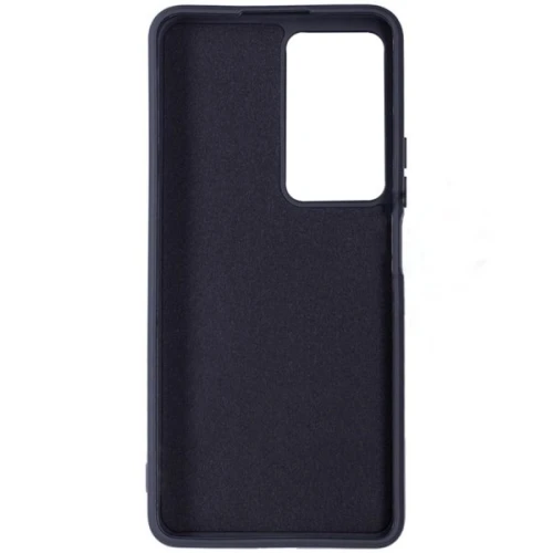Силиконовый чехол для Xiaomi Redmi 10 Soft Matte с микрофиброй Черный