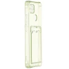 Силиконовый чехол для Xiaomi Redmi 10A Silicone Card Holder Case с защитой камеры Желтый