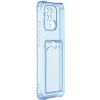 Силиконовый чехол для Xiaomi Redmi 10C Silicone Card Holder Case Голубой