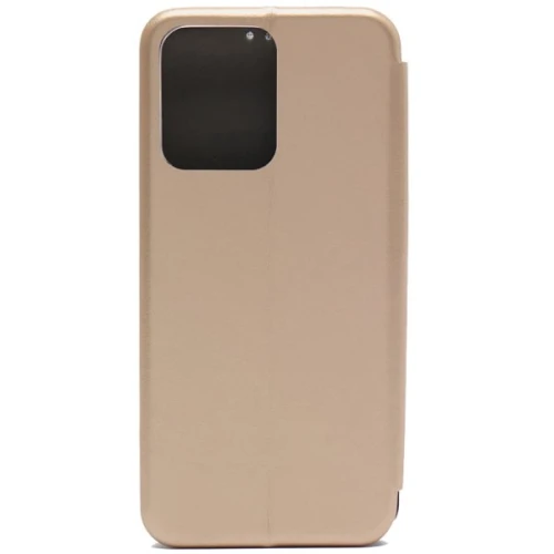 Чехол книжка для Xiaomi Redmi 12C Book Cover Золотой