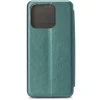 Чехол книжка для Xiaomi Redmi 12C Fashion Case на магнитах Зеленый