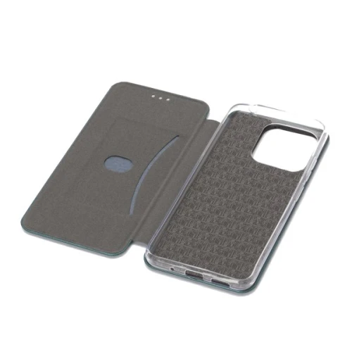 Чехол книжка для Xiaomi Redmi 12C Fashion Case на магнитах Зеленый