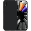 Силиконовый чехол для Xiaomi Redmi 9A TPU 1мм Черный матовый