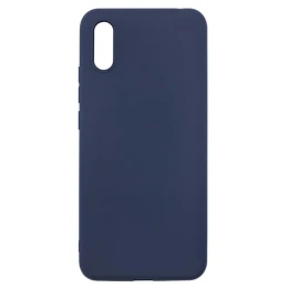Силиконовый чехол для Xiaomi Redmi 9A Soft Matte Синий