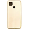 Чехол книжка для Xiaomi Redmi 9C Book Cover Золотой