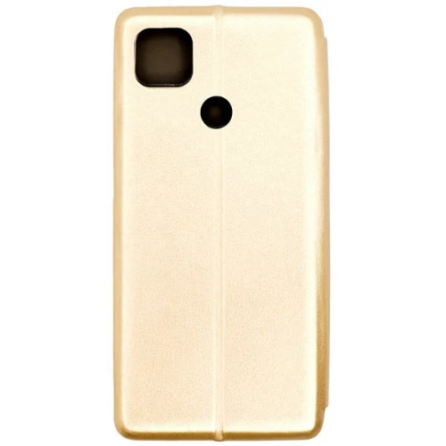 Чехол книжка для Xiaomi Redmi 9C Book Cover Золотой