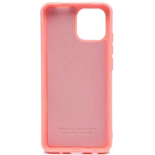 Силиконовый чехол для Xiaomi Redmi A1 Soft Matte с микрофиброй Пыльно розовый