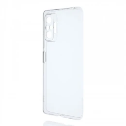 Силиконовый чехол для Xiaomi Redmi Note 10 Pro TPU 1мм с защитой камеры Прозрачный глянцевый