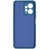 Силиконовый чехол для Xiaomi Redmi Note 12 4G Soft Matte с микрофиброй Синий