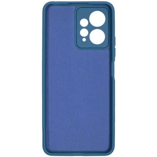 Силиконовый чехол для Xiaomi Redmi Note 12 4G Soft Matte с микрофиброй Синий