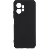 Силиконовый чехол для Xiaomi Redmi Note 12 4G TPU 1мм с защитой камеры Черный
