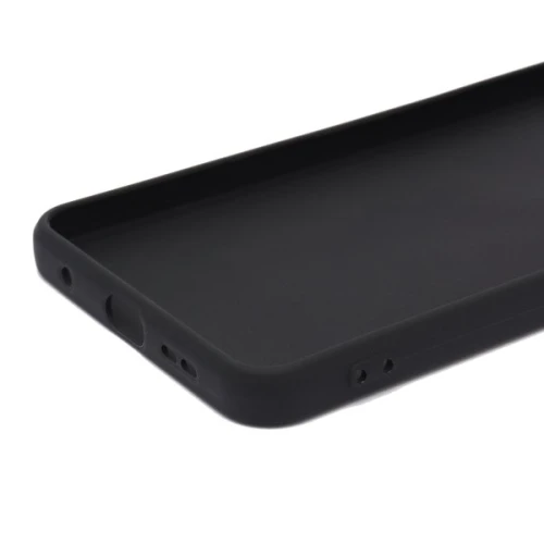 Силиконовый чехол для Xiaomi Redmi Note 12 4G TPU 1мм с защитой камеры Черный