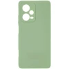 Силиконовый чехол для Xiaomi Redmi Note 12 Pro 5G Soft Matte с микрофиброй Оливковый