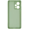 Силиконовый чехол для Xiaomi Redmi Note 12 Pro 5G Soft Matte с микрофиброй Оливковый