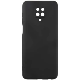 Силиконовый чехол для Xiaomi Redmi Note 9S Red Line Ultimate Plus Черный