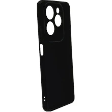 Силиконовый чехол для Infinix Hot 40 / Infinix Hot 40 Pro Soft Matte с микрофиброй