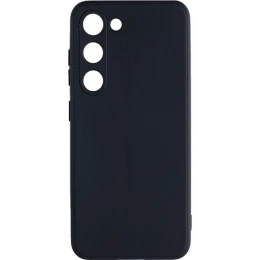 Силиконовый чехол для Samsung Galaxy S24 5G Soft Matte с микрофиброй Черный