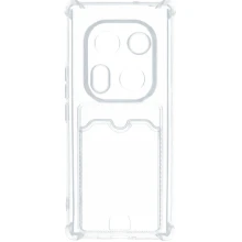 Силиконовый чехол для Tecno Phantom X2 5G Silicone Card Holder с защитой камеры