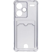 Силиконовый чехол для Xiaomi Redmi Note 13 Pro+ Silicone Card Holder с защитой камеры