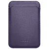 Кардхолдер K-Doo PU Leather MagSafe Темно фиолетовый