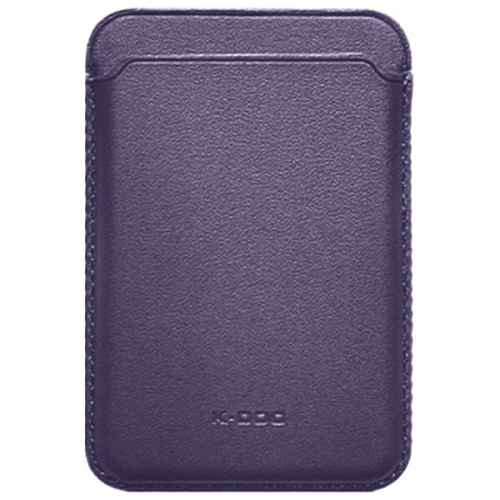 Кардхолдер K-Doo PU Leather MagSafe Темно фиолетовый