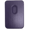 Кардхолдер K-Doo PU Leather MagSafe Темно фиолетовый