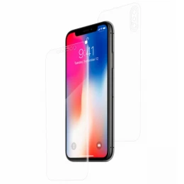 Защитная пленка для Apple iPhone X (передняя и задняя) Ainy Глянцевая