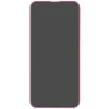 Защитное стекло для Apple iPhone 14 Plus Glass Pro Full Glue Privacy светящееся Розовое
