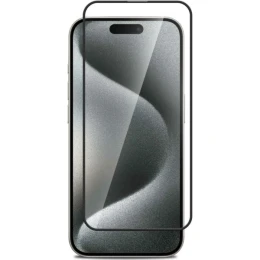 Защитное стекло для Apple iPhone 16 Pro Max Glass PRO FULL GLUE 9D Черное