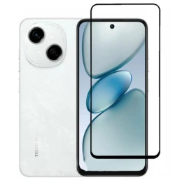 Защитное стекло для Tecno Spark Go 1 Glass Pro Full Glue 9D Черное