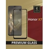 Защитное стекло для Honor X7 Krieger Черное