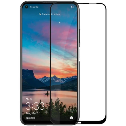 Защитное стекло для Huawei P40 Lite Red Line Full Screen Черное