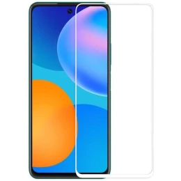 Защитное стекло для Huawei P Smart (2021) Glass Pro Full Glue светящееся Белое