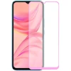 Защитное стекло для Infinix Hot 10 Lite Glass Pro Full Glue светящееся Розовое
