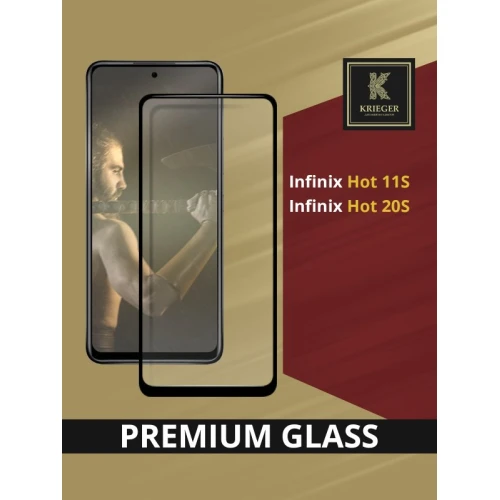 Защитное стекло для Infinix Hot 11S Krieger Черное