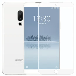 Защитное стекло для Meizu 15 Plus Glass Pro Full Screen Tech Белое