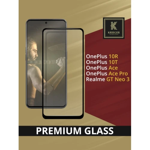 Защитное стекло для OnePlus 10R Ace Krieger Черное