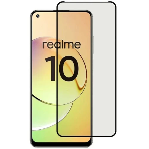 Защитное стекло для Realme 10 Red Line Full Screen Черное