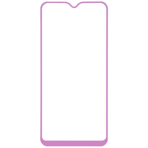 Защитное стекло для Realme C35 Glass Pro Full Glue светящееся Фиолетовое