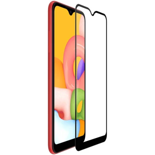 Защитное стекло для Samsung Galaxy A01 Red Line Full Screen Черное